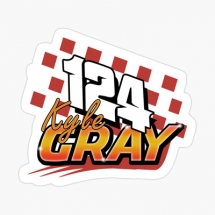 124 Kyle Gray Brisca F1 sticker